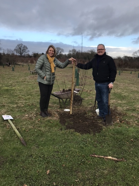 Orchard volunteers